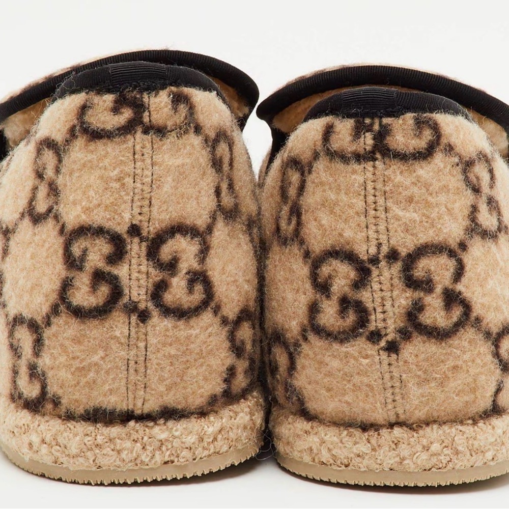 Gucci Men's Beige and Black Slip on loafers - Picture 3 of 6
